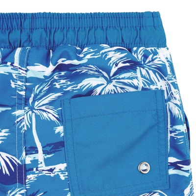 Badeshorts, mittelblau für Jungs