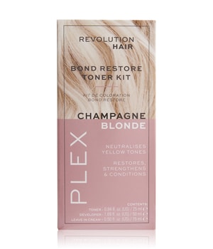 REVOLUTION HAIRCARE Plex Bond Restore Toner Kit Champagne Haarfarbe-90 ml