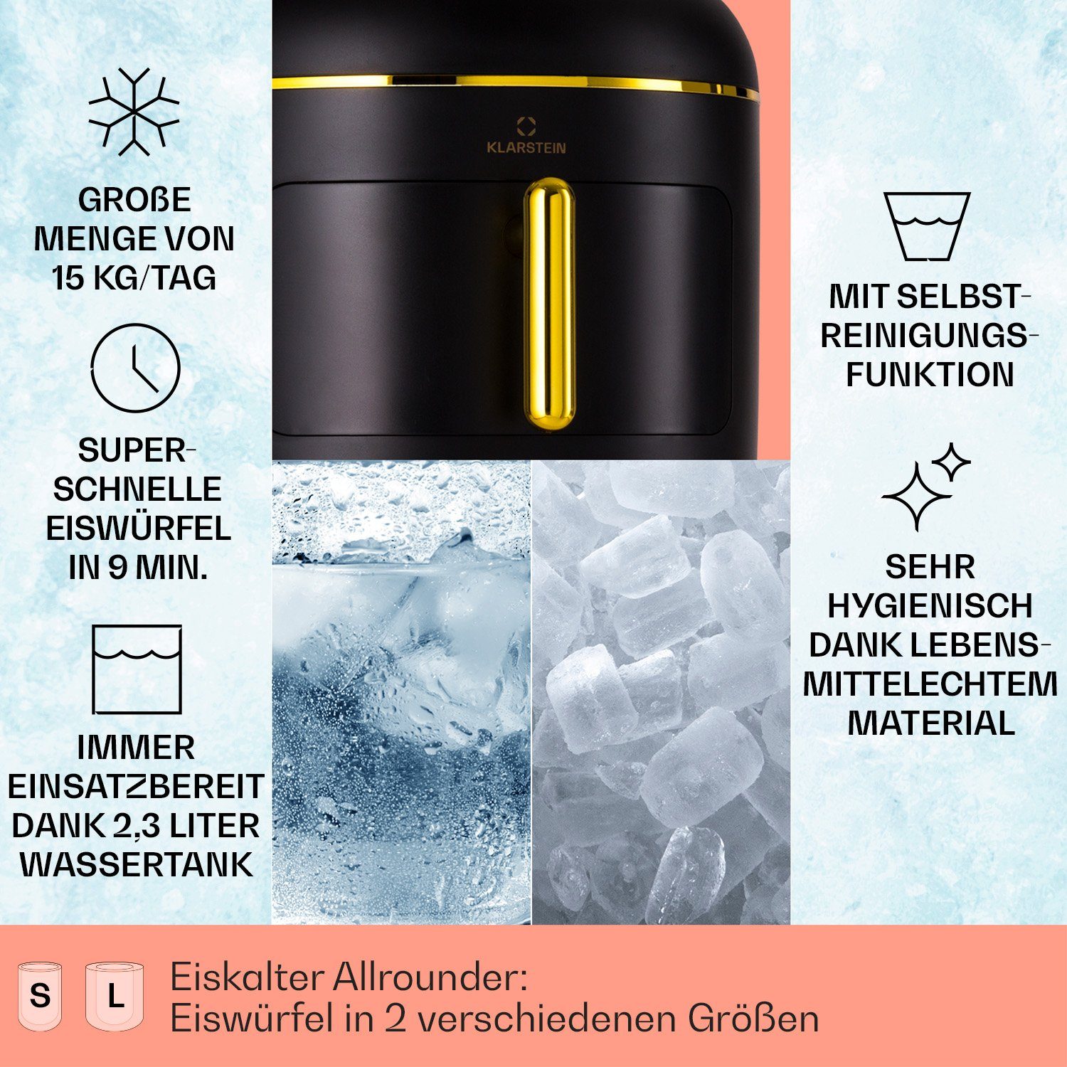 Klarstein Eiswürfelmaschine Passau