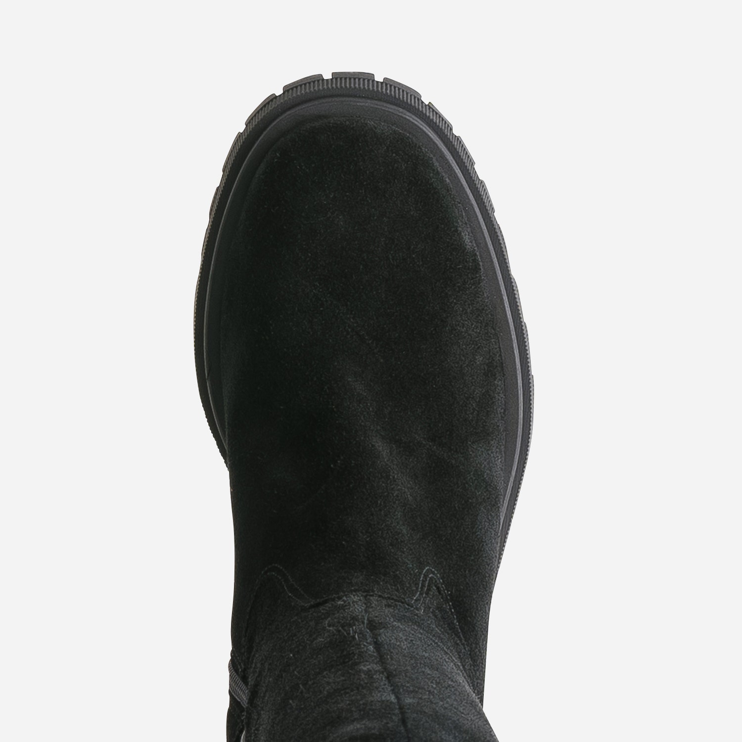 Botte TEXTO noire cuir velours