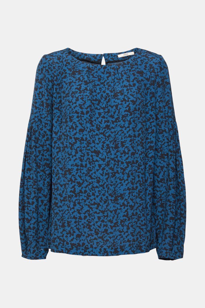 Gemusterte Bluse aus Viskose