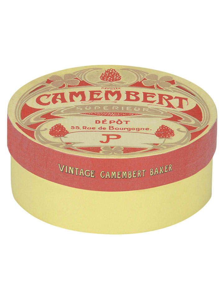 BIA INTERNATIONAL 2tlg. Set: Auflaufform ''Classic Camembert'' in Rot/ Gelb - Ø 12,5 cm günstig kaufen onesize
