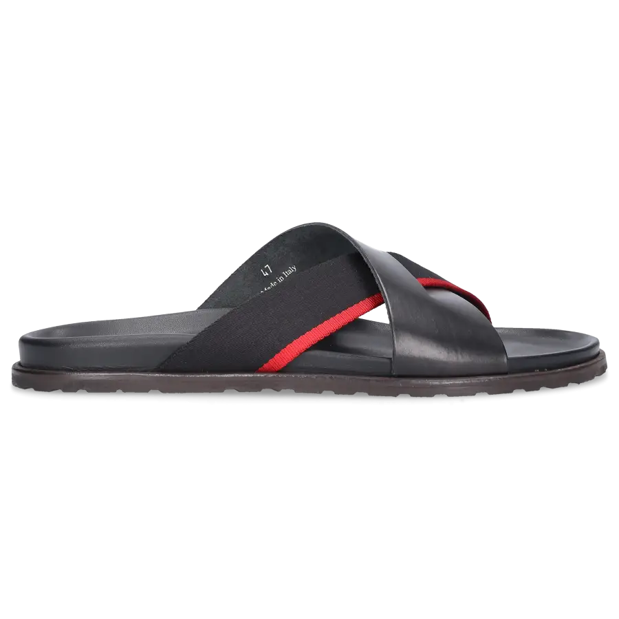 Budapester - Sandalen M7110 Kalbsleder - schwarz