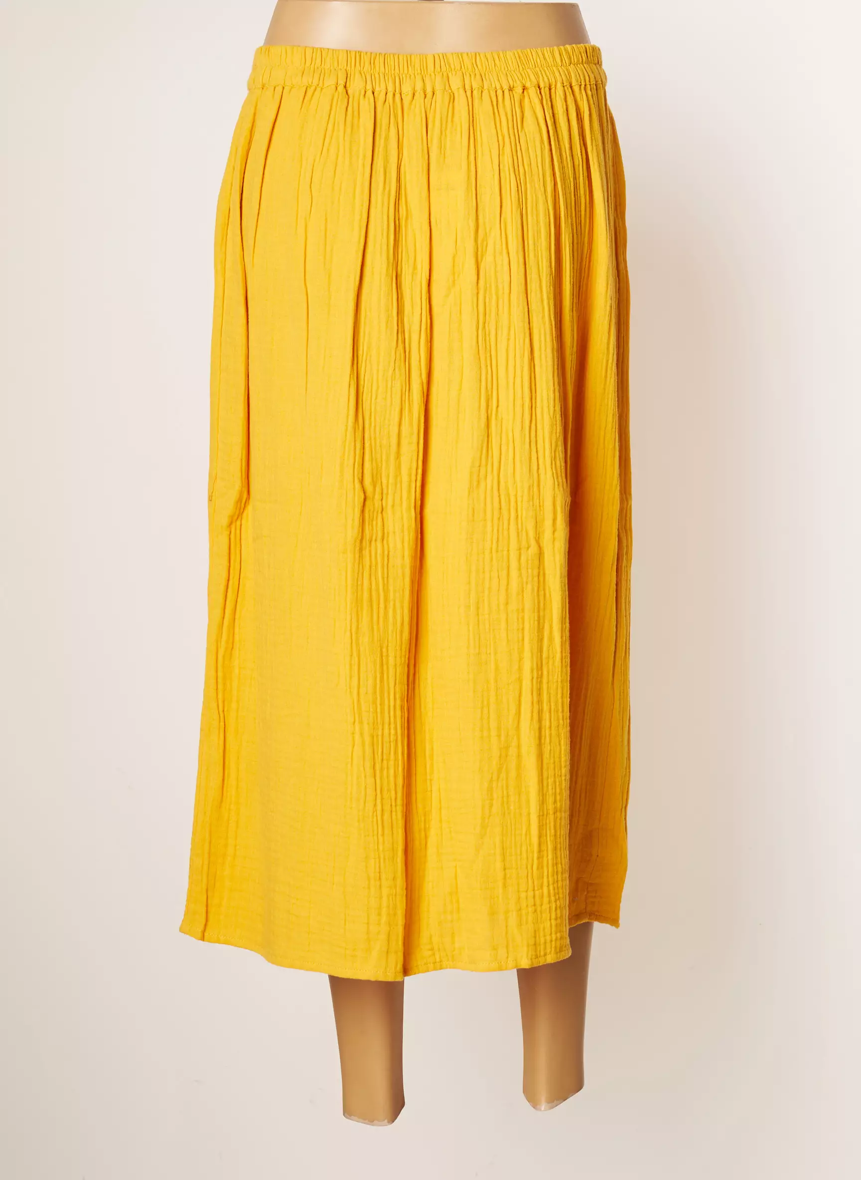C Est Beau La Vie Jupes Longues Femme couleur jaune