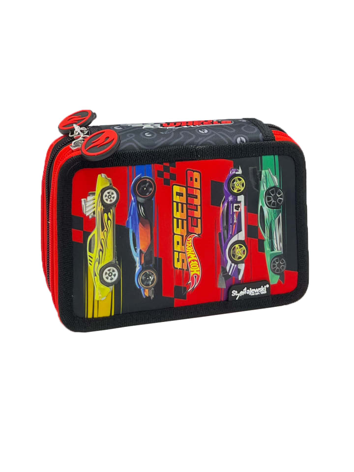 Hotwheels Federmappe Etui mit Inhalt in Schwarz günstig kaufen onesize