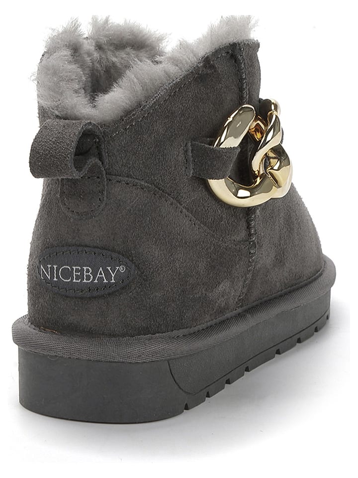 NICEBAY Leder-Winterboots 