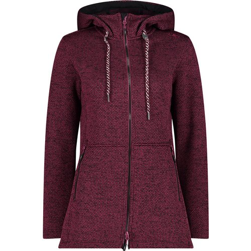 DAMEN KAPUZENSWEAT WOMAN LONG JACKET FIX HOOD