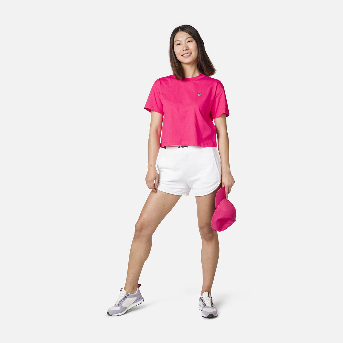 Kurzes Damen-T-Shirt