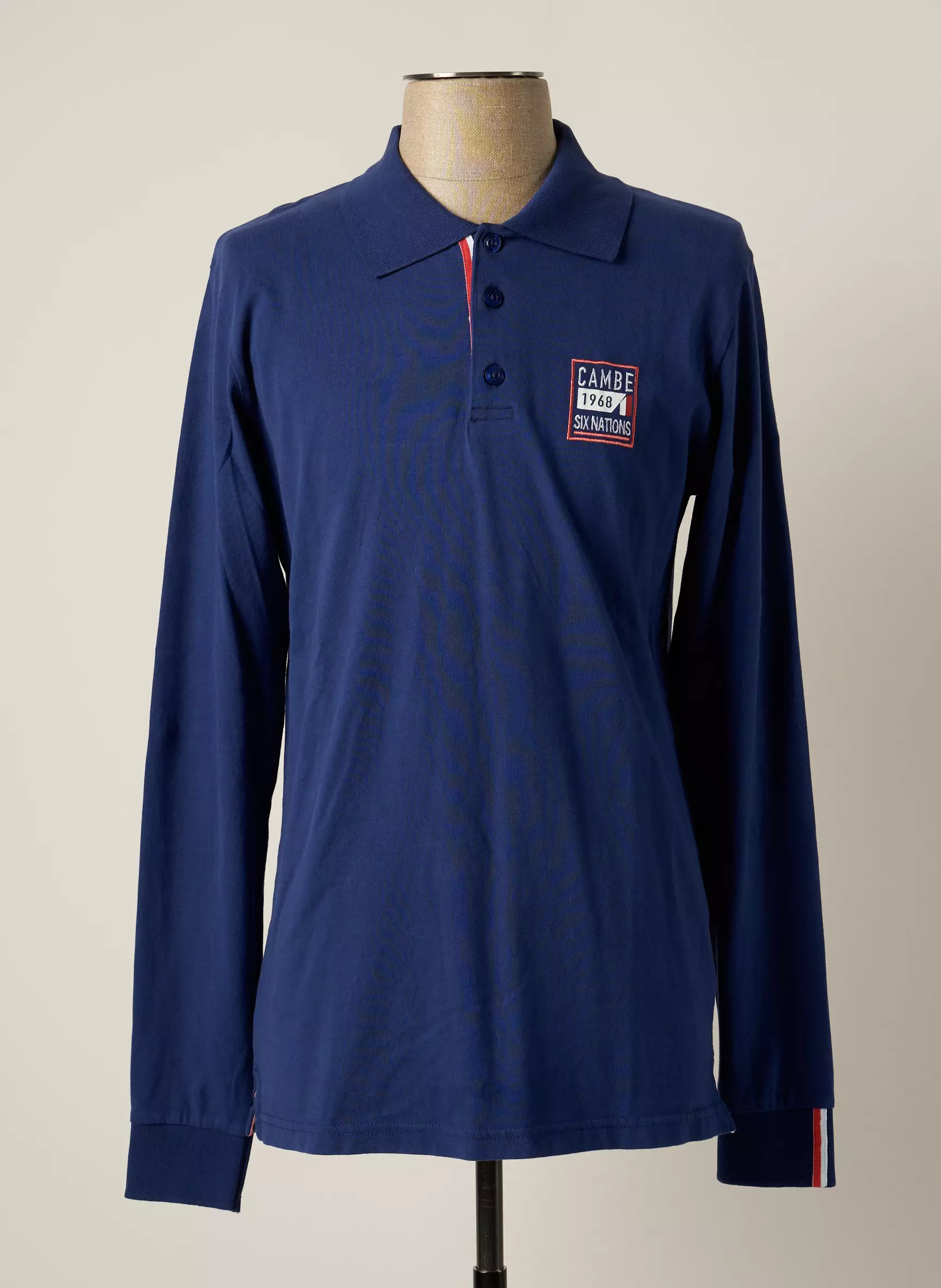 Camberabero Polos Homme couleur bleu