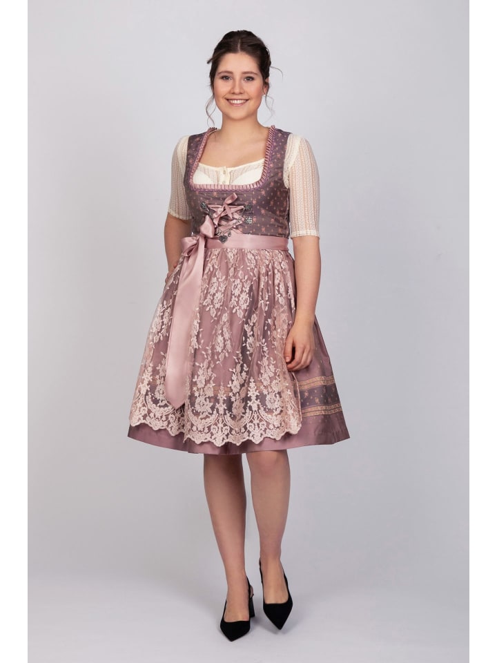 Edelnice Mini Dirndl 2-teilig Madeleine in rose günstig kaufen