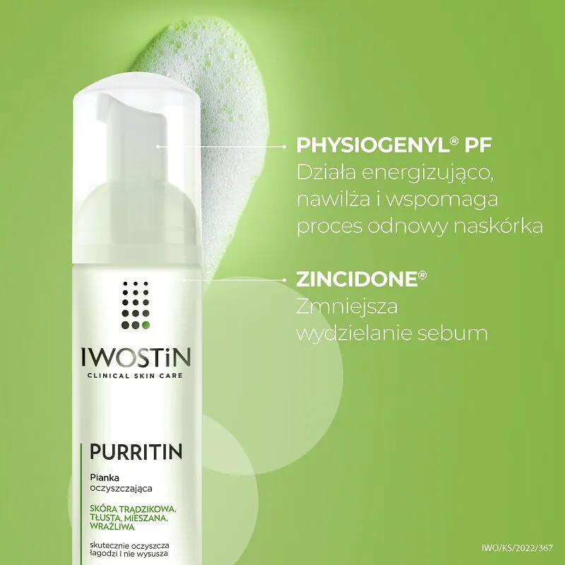 Iwostin Purritin pjena za čišćenje lica