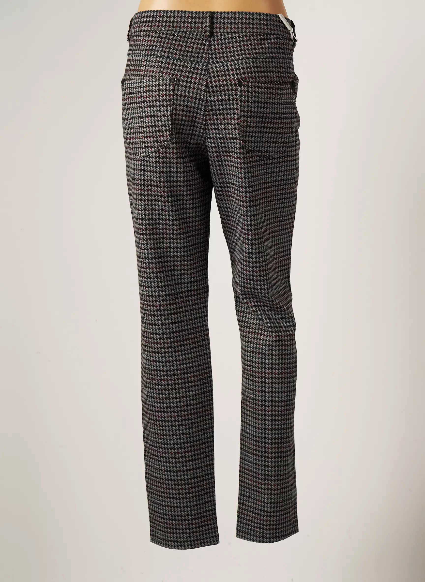 Lcdn Pantalons Droits Femme couleur gris