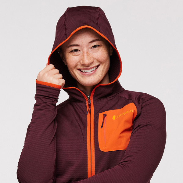 OTERO FLEECE FULL-ZIP HOODED JACKET Damen - Fleecejacke