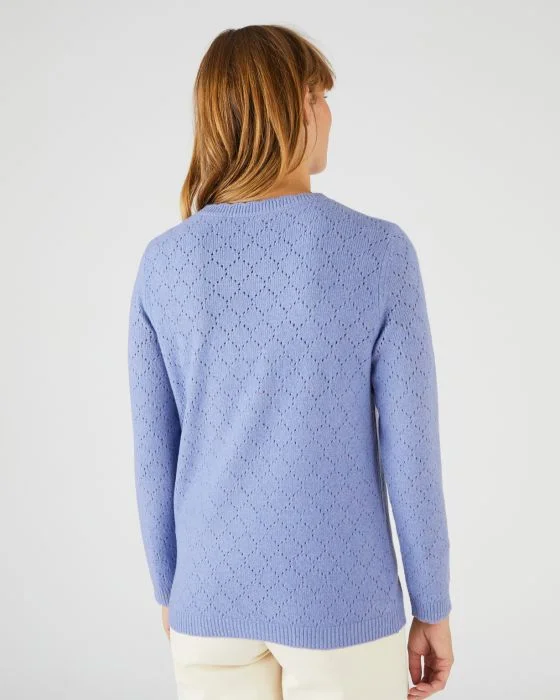 Pull maille ajourée