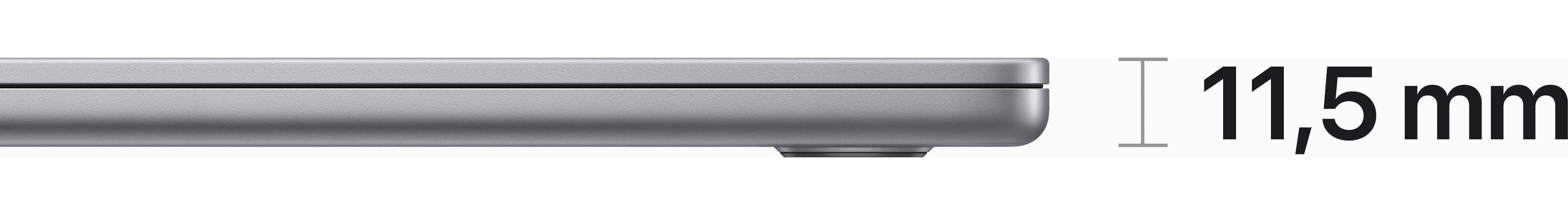 Apple MacBook Air Notebook (38,91 cm/15,3 Zoll, Apple M2, 10-Core GPU, 512 GB SSD)