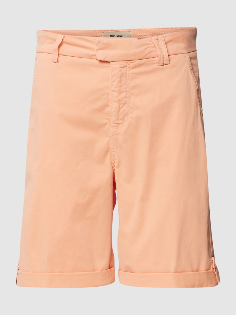 Bermudas mit französischen Eingrifftaschen Modell 'JOLANDA' in koralle