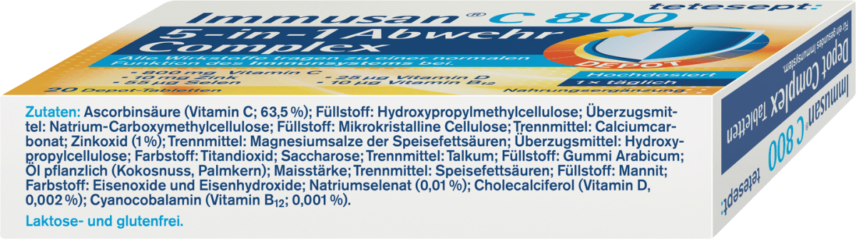 Immusan C Complex Tabletten 20 St., 25,2 g