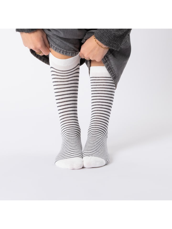 Occulto 10er Pack Mustersocken Michaela in Schwarz-Rot günstig kaufen