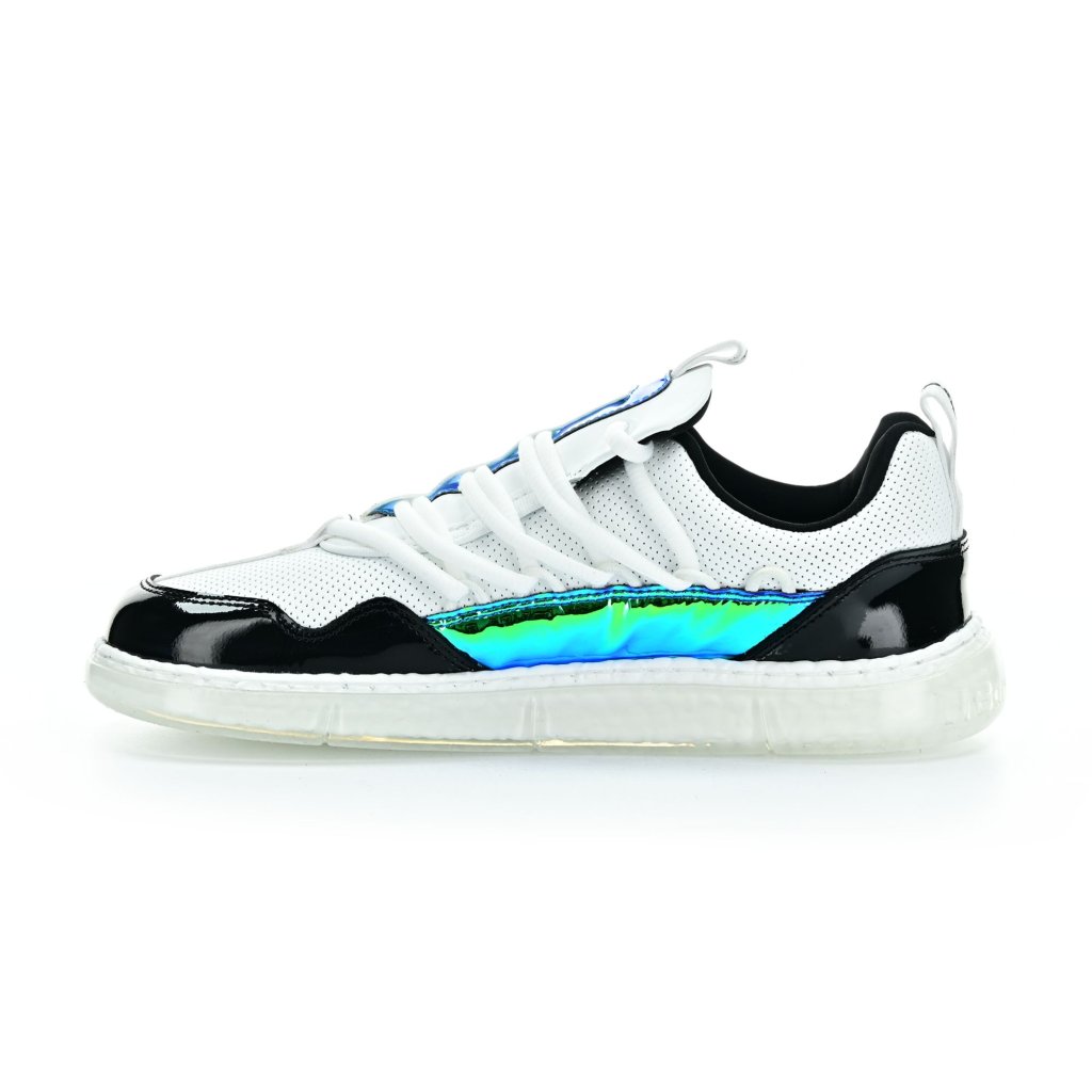 Be Lenka Barebarics Futura Iridescent White Barfußschuhe