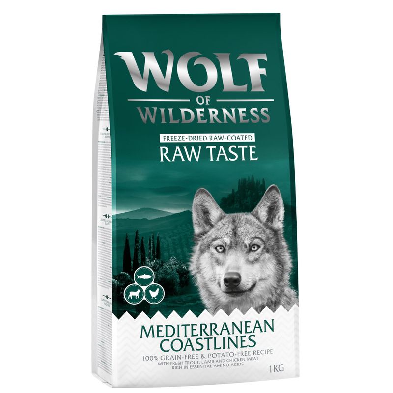 Wolf of Wilderness Mediterranean Coastlines Lamm, Huhn & Forelle