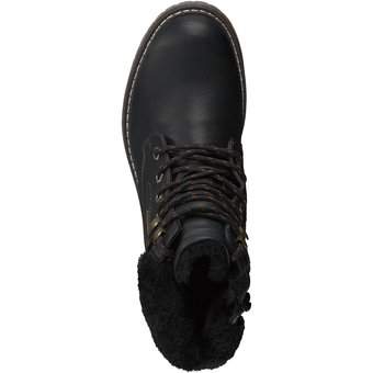 Puccetti Schnür Boots in schwarz