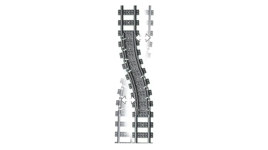 LEGO City 60205 Schienen