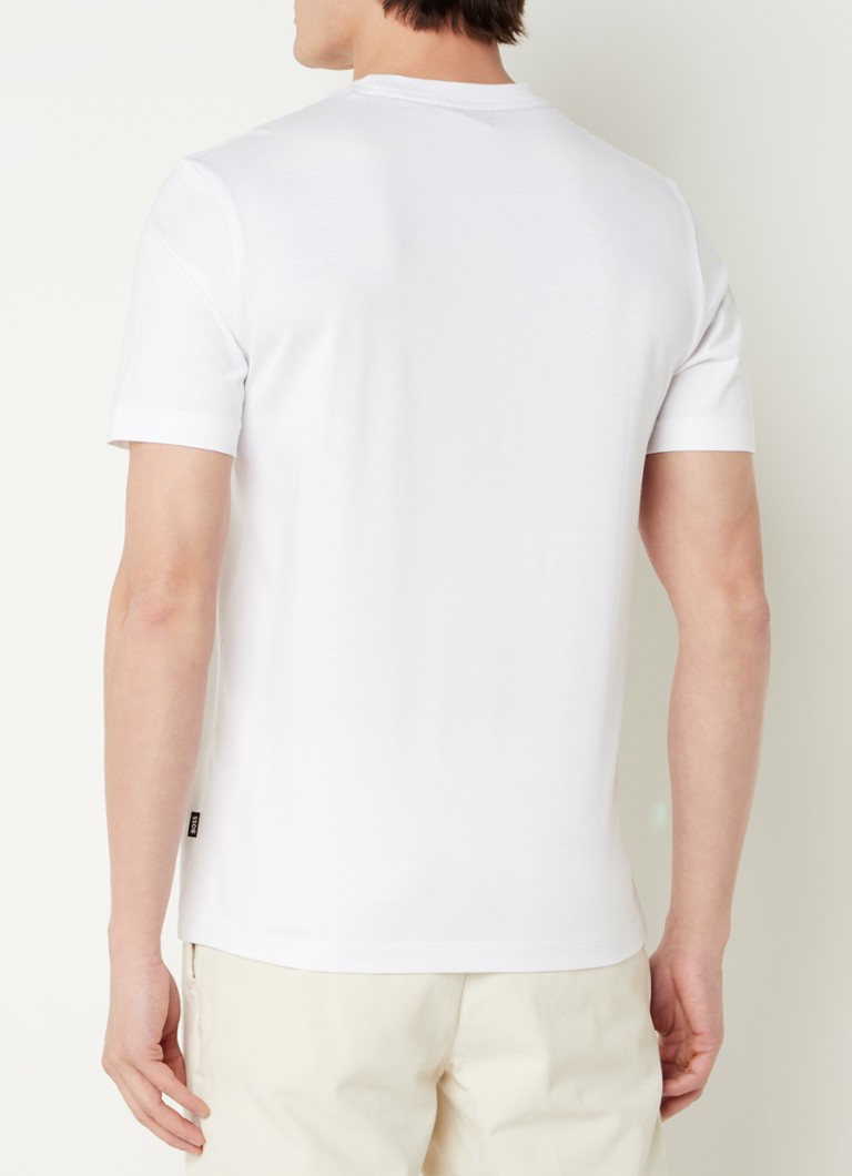 Koszulka HUGO BOSS Tiburt z nadrukowanym logo