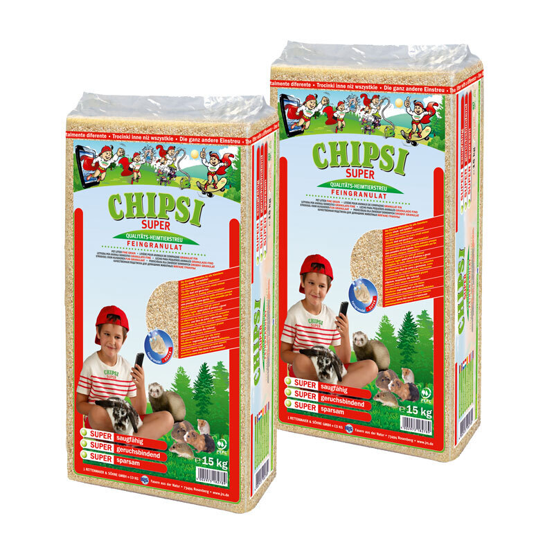 CHIPSI Streu & Stroh CHIPSI Super 2x15 kg