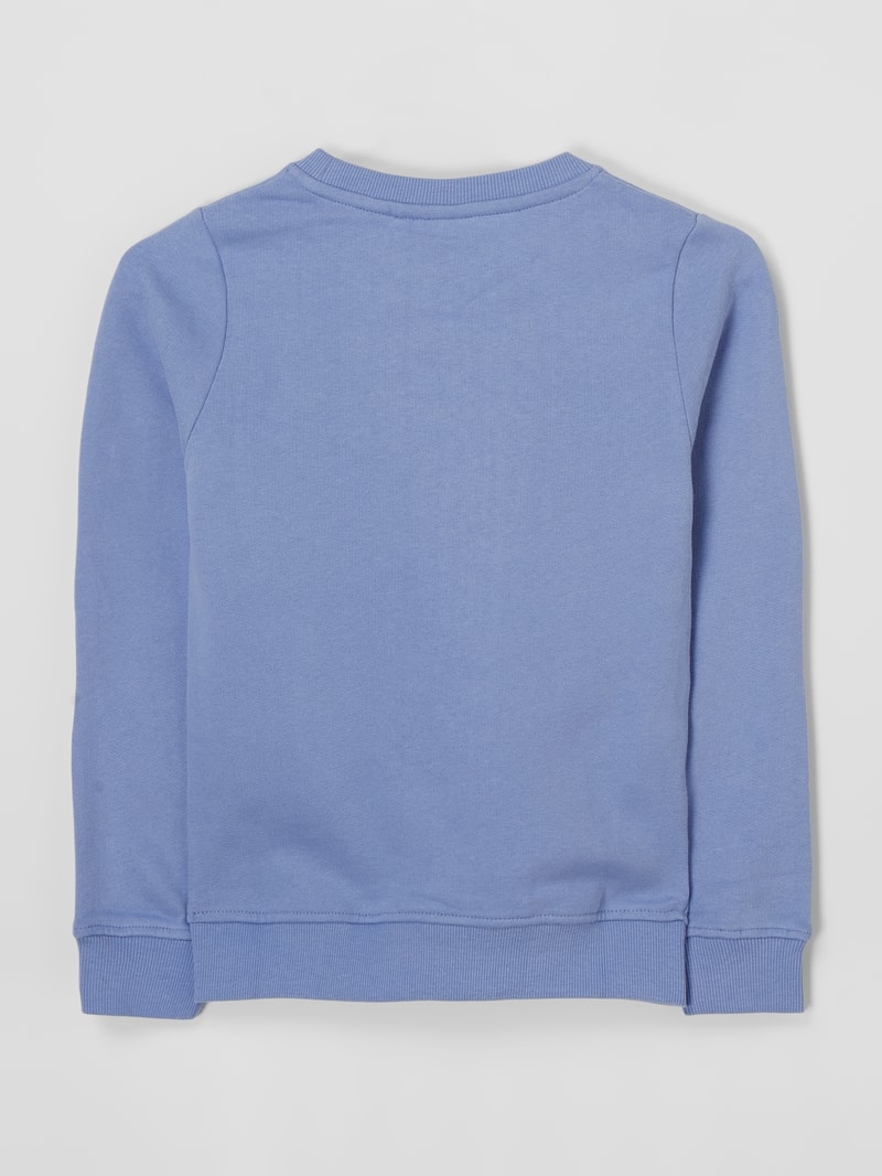 Sweatshirt mit Message in flieder
