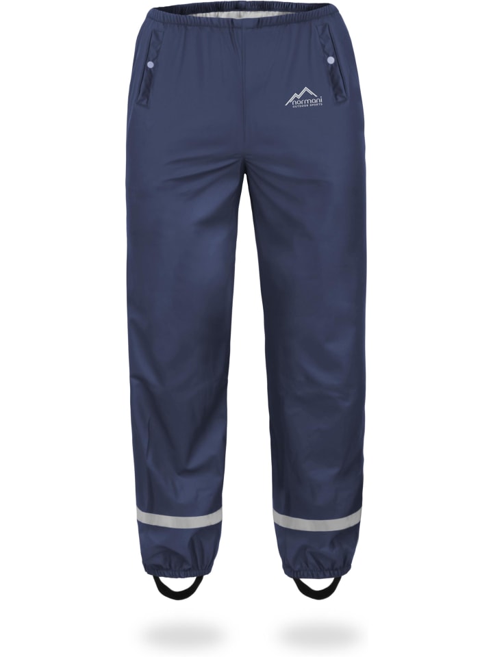Normani Outdoor Sports Kinder Regenhose York in Blau günstig kaufen