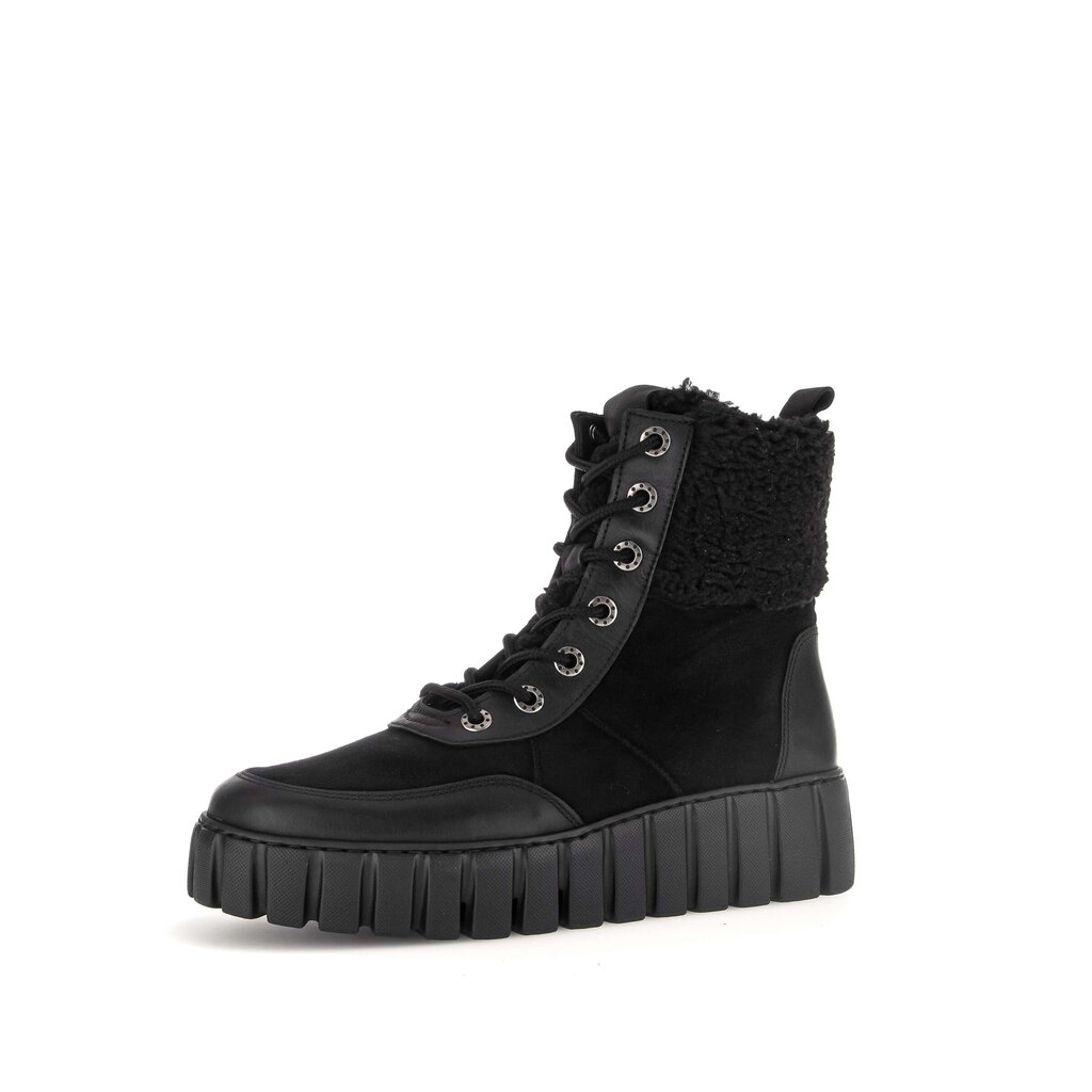 Gabor comfort Schnürstiefelette schwarz