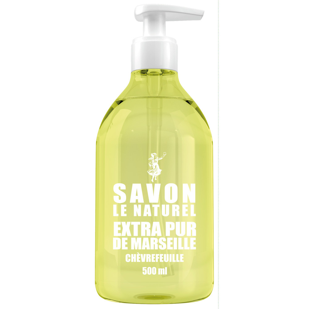 savon le naturel Savon Le Naturel Liquide Chèvrefeuille 500ml Savon Liquide Chèvrefeuille
