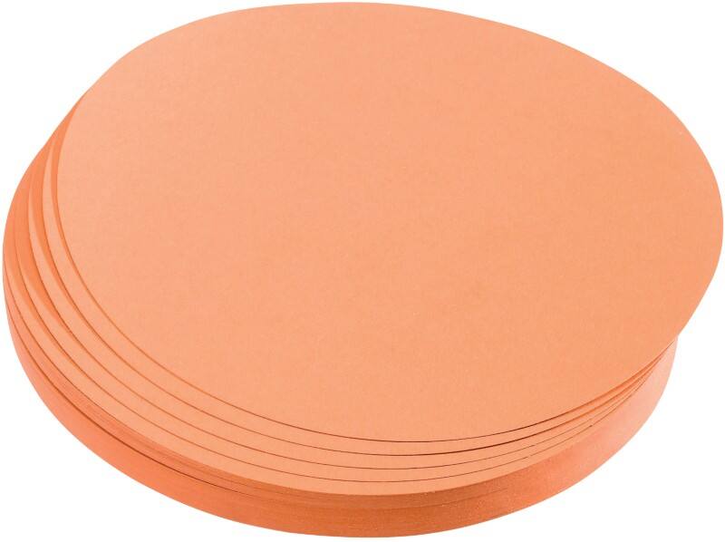 Franken Kreis Moderationskarten 14 x 14 cm Papier Orange 500 Stück