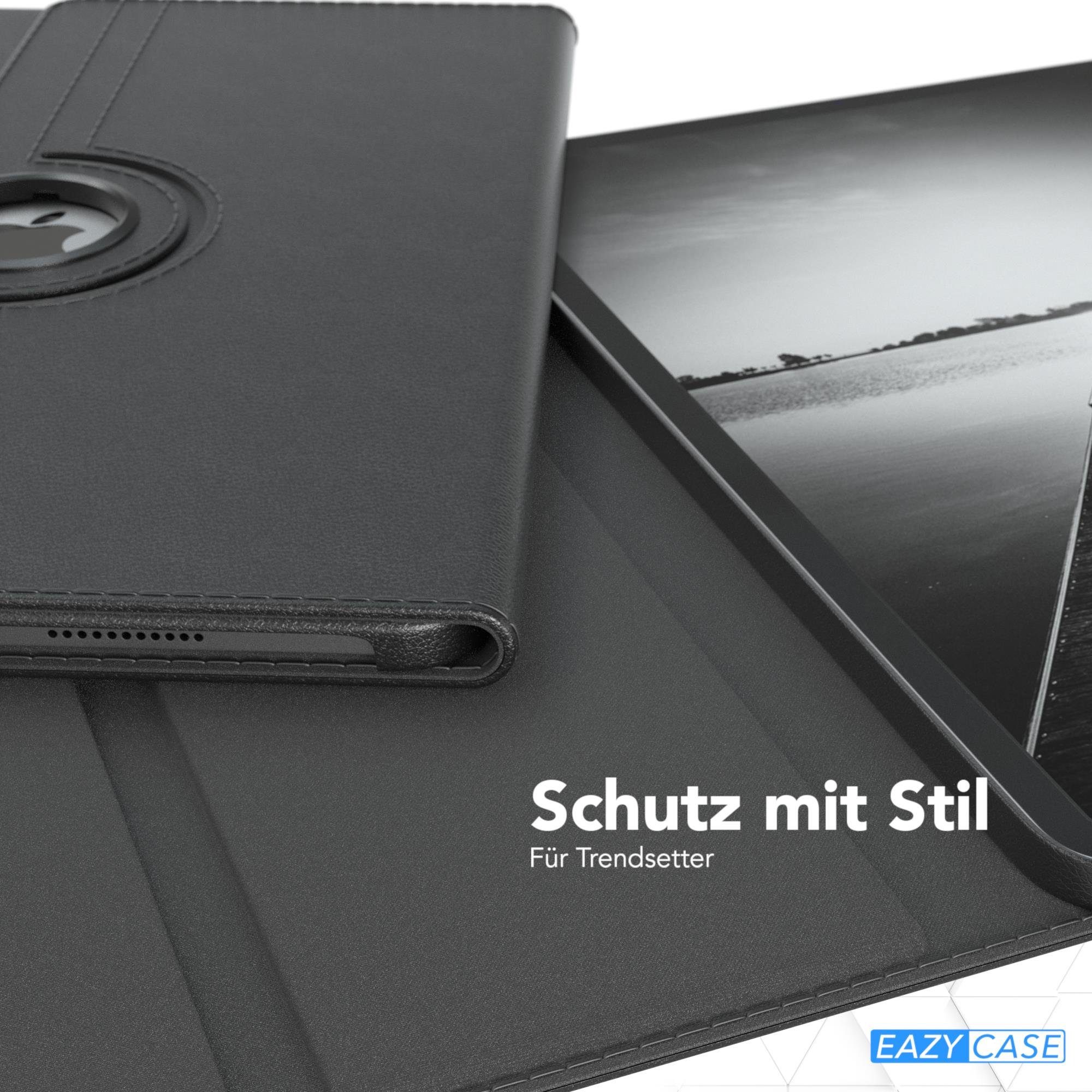 EAZY CASE Tablet-Hülle Rotation Case für iPad Pro 5./6. Gen. 2021/2022 12,9 Zoll, Hülle 360° drehbar mit Standfunktion Etui Anti-Kratz Tasche Schwarz