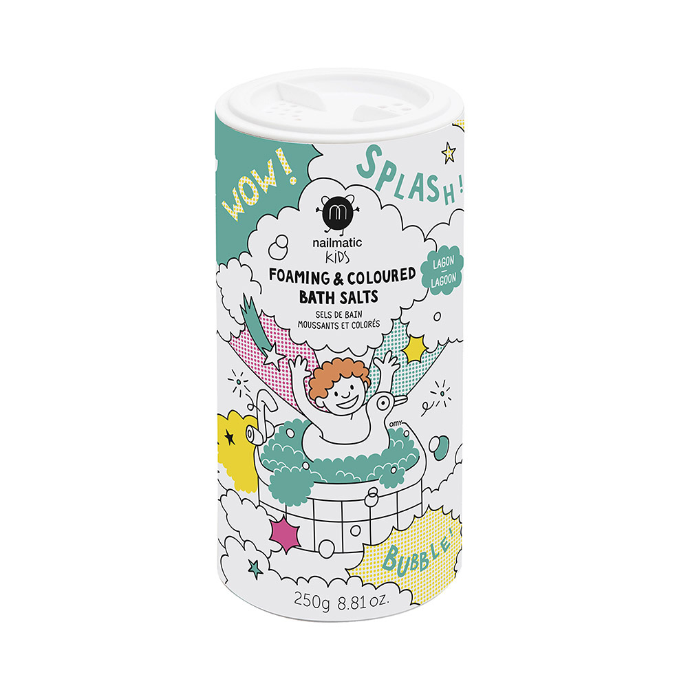 nailmatic SALIERE SELS DE BAIN COLORANTS & MOUSSANTS sels de bain lagon