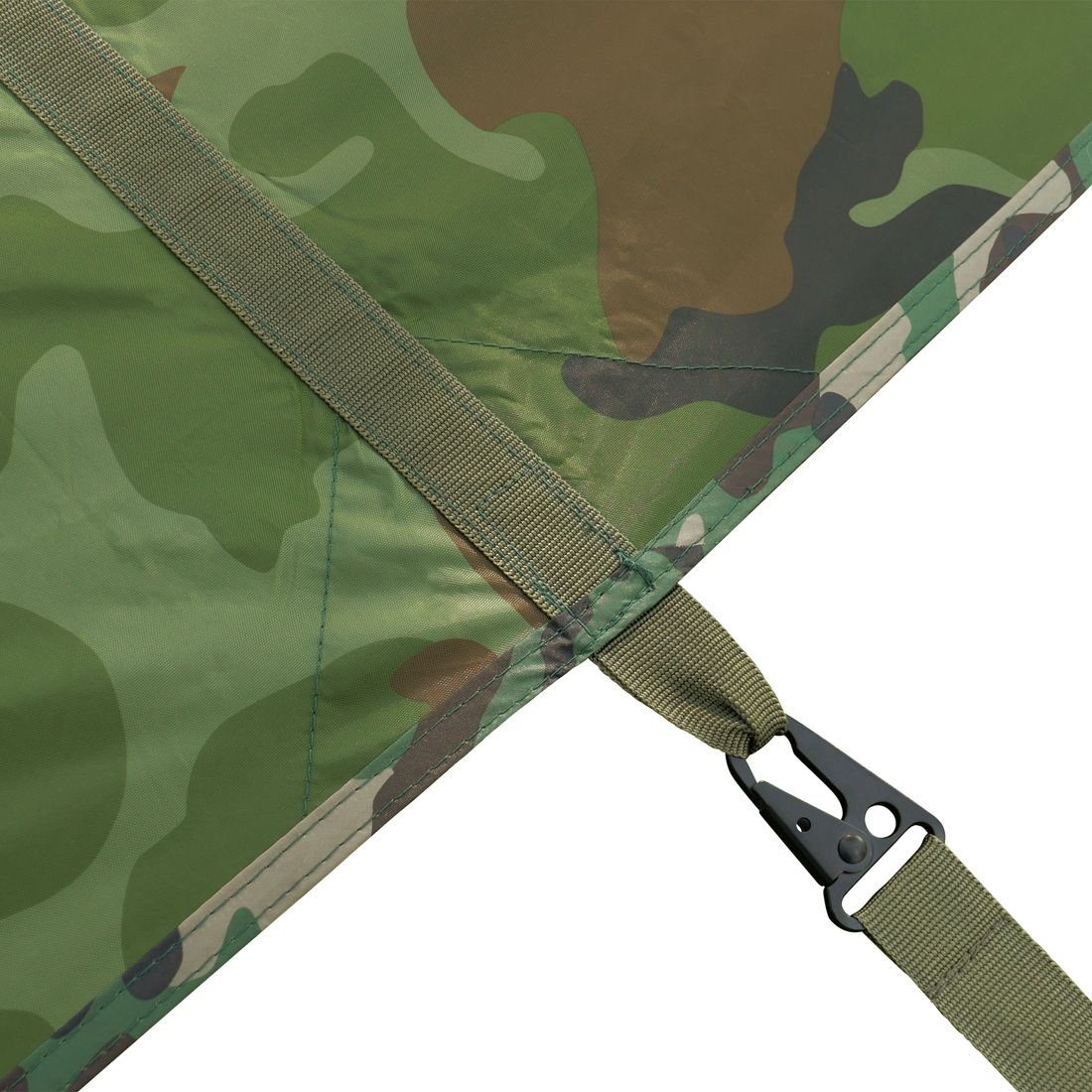 yourGEAR Sonnensegel yourGEAR Bushcraft Tarp 3x3 - Regendach Sonnensegel Unterstand 5000mm