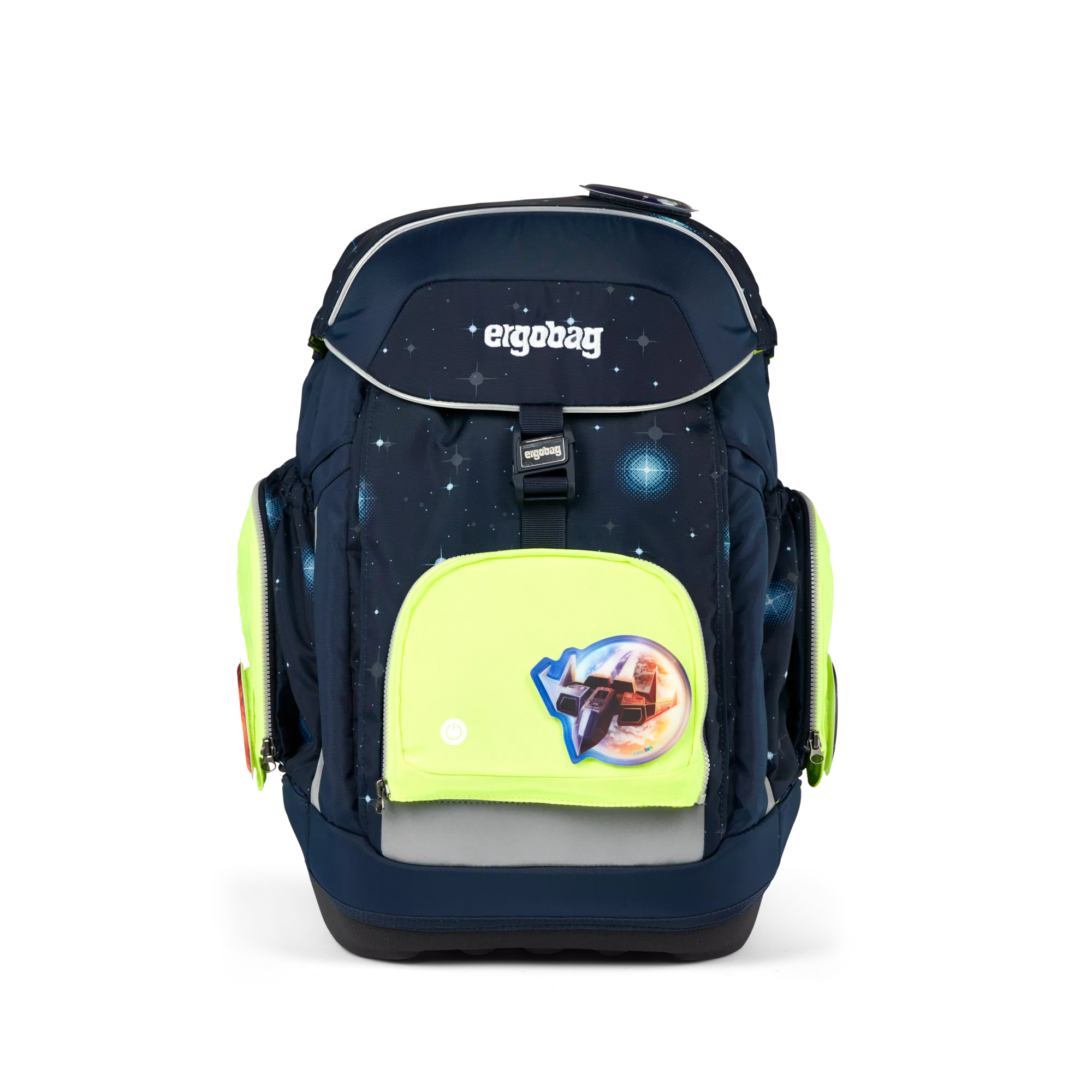 ergobag Fluo LED Zip Set Gelb