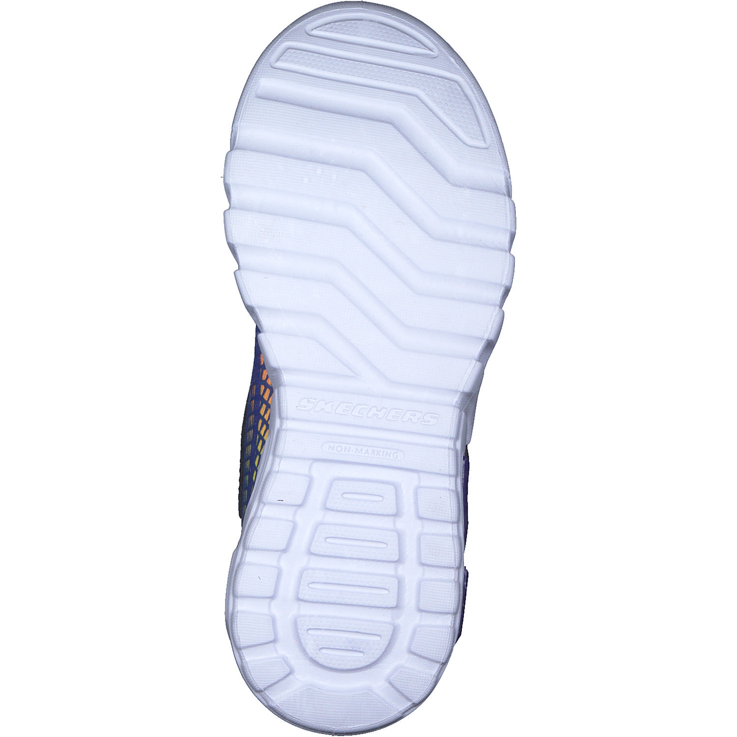 Skechers 400137L, Sneakers Low, Kinder, roal/orange/yellow