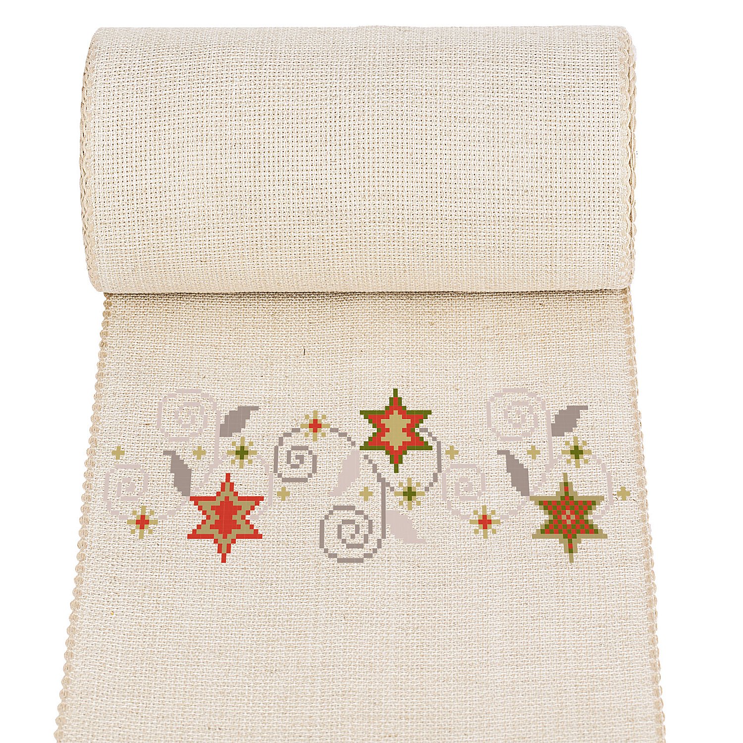 Zweigart Aida-Stickband, natur, 19 cm