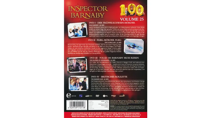 Inspector Barnaby Vol. 25  [4 DVDs]