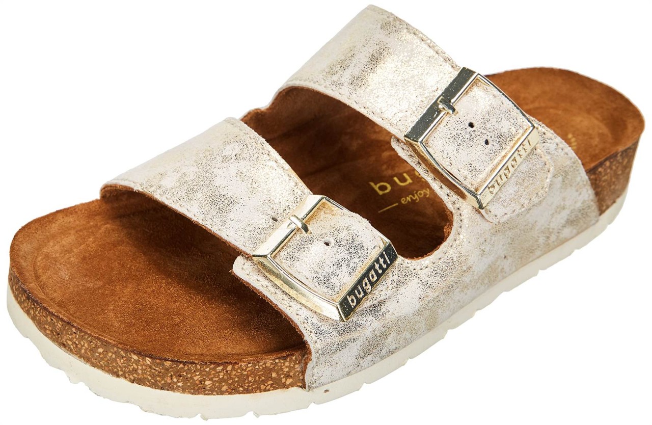 BUGATTI Komfort Sandalen beige