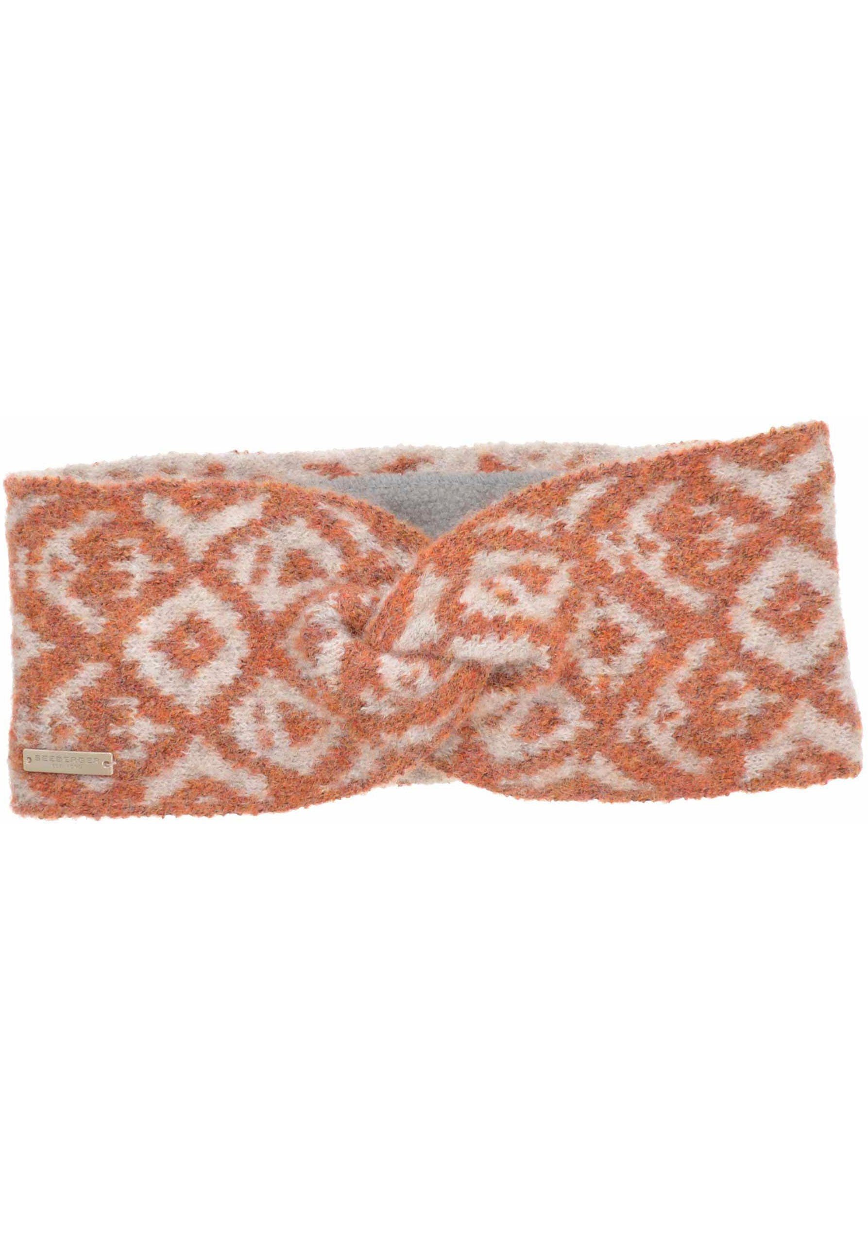 Seeberger Stirnband mit Jaquard-Strickmuster, One Size