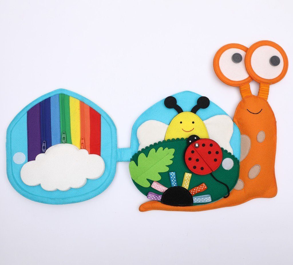 Jolly Designs Lernspielzeug Travel Buddy Schnecke