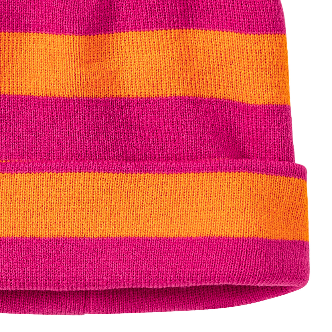 Mädchen Strickmütze mit Streifen