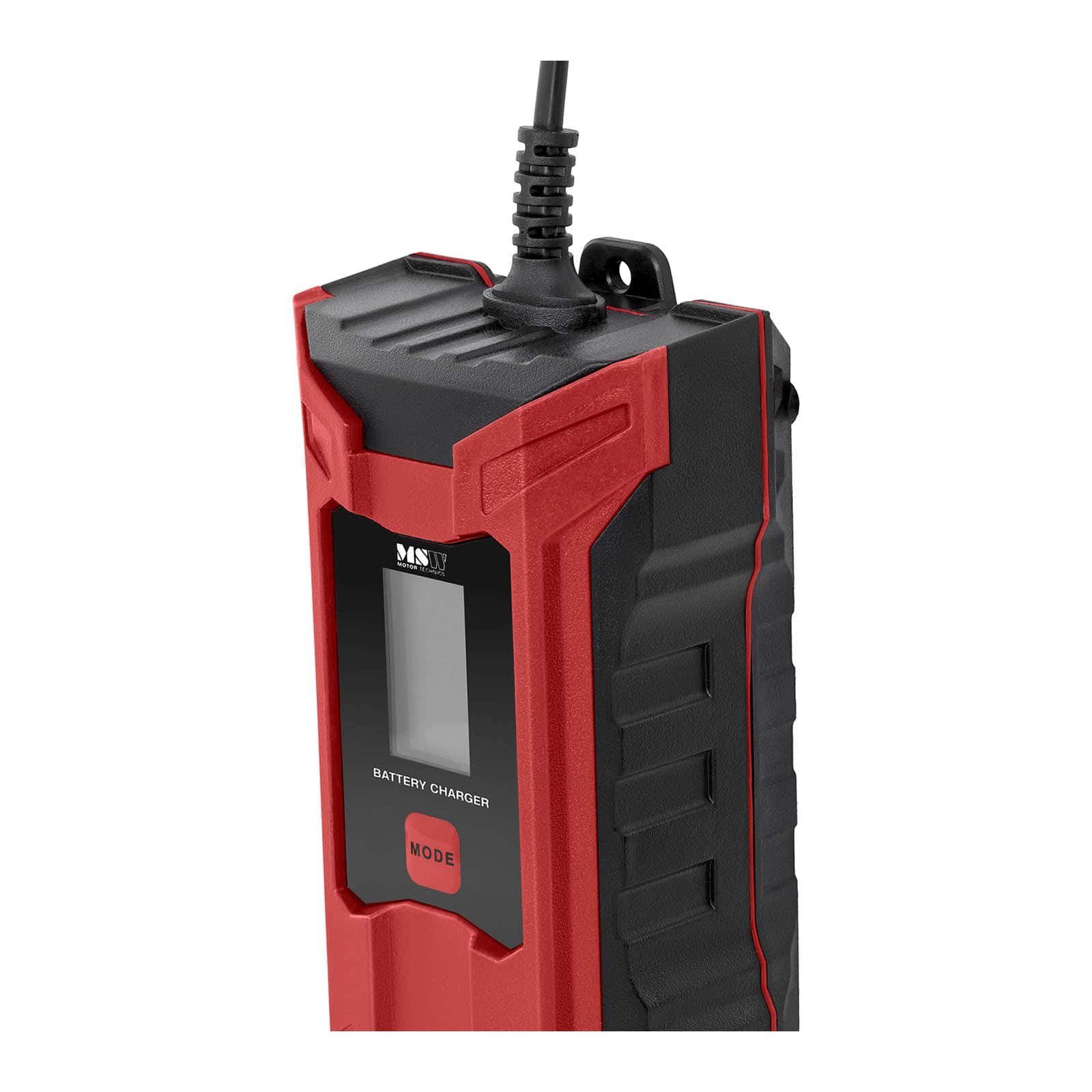 MSW Auto Ladegerät Batterieladegerät Pkw Kfz LCD Schnellladen 6V/2A 12V/4A Autobatterie-Ladegerät