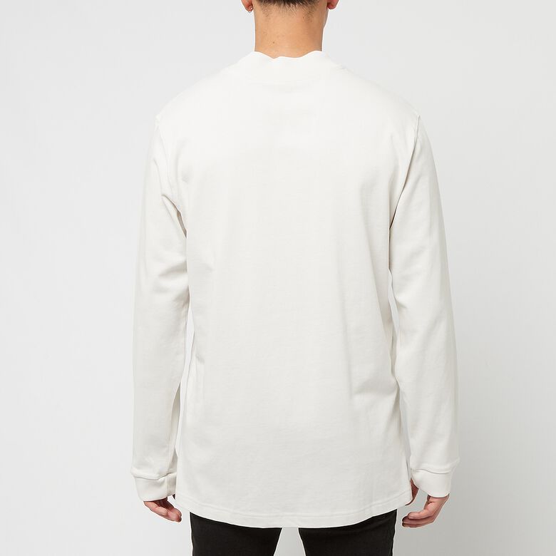 NIKE Life Long Sleeve Mock Neck Shirt phantom/black