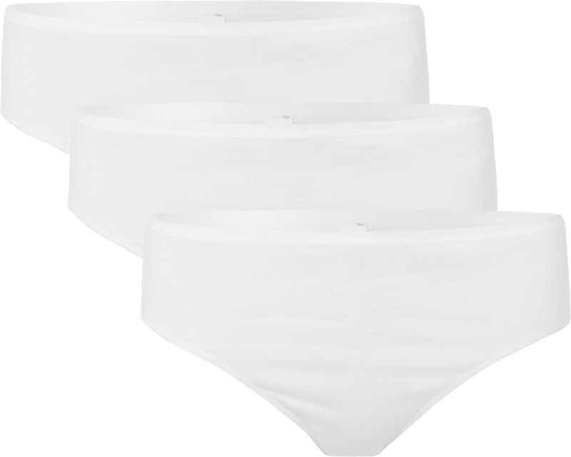 Panties im 3er-Pack in weiß