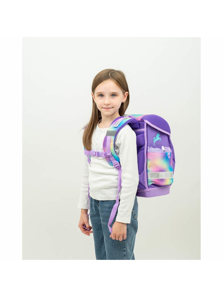 Belmil Classy Rainbow Color Schulranzen Set 4 tlg günstig kaufen onesize