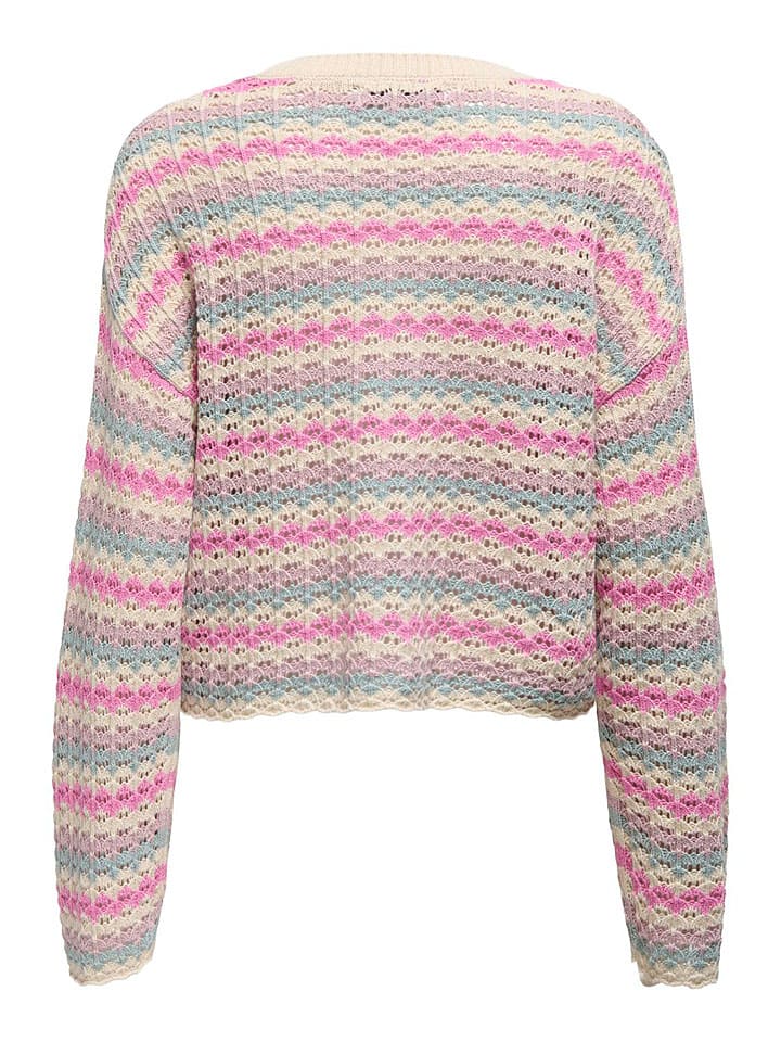 ONLY Pullover in Beige/ Pink günstig kaufen