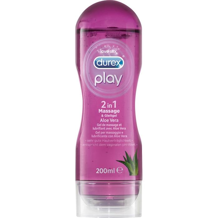2 in 1 Massage & Gleitgel Aloe Vera